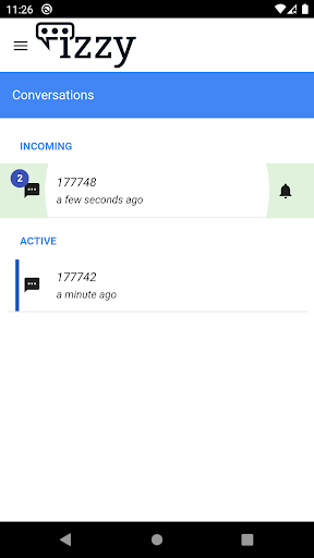 Android application Izzy Platform screenshort