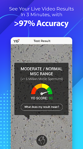 YO Sperm Test 2.0 Wi-Fi Screen 3