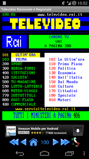 Televideo Nazionale Regionale