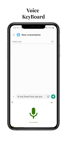 Android application Voice Keyboard screenshort
