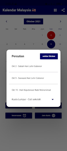 Kalendar Malaysia 2024 Screen 2