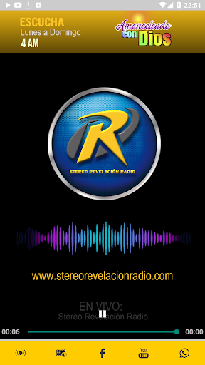 Android application Stereo Revelación Radio screenshort