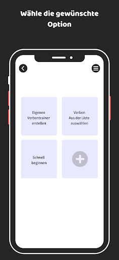 Verbentrainer Screen 2