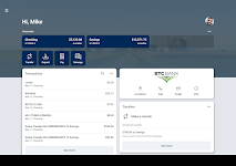 screenshot of BTC Mobile Banking