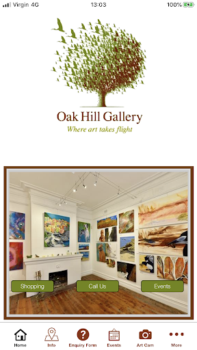 Android application Oak Hill Gallery screenshort
