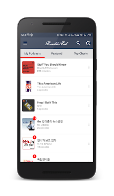 DoublePod Podcasts for androidのおすすめ画像5