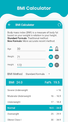 BMI Calculator & Ideal Weightのおすすめ画像2