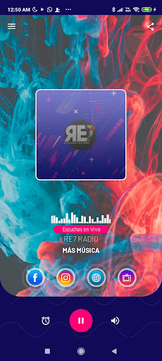 Android application Radio Emisoras RE7 screenshort