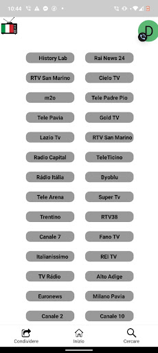 TV Italia in diretta Screen 3
