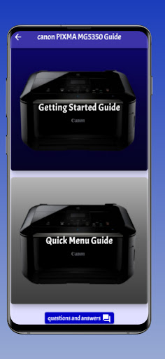 canon PIXMA MG5350 Guide