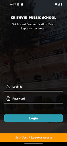 Android application KRITHVIK PUBLIC SCHOOL screenshort