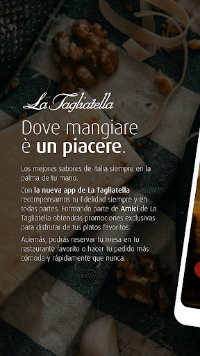 Android application La Tagliatella screenshort