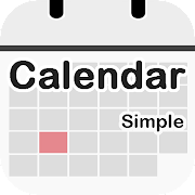 カレンダー（シンプル）シンプルで使いやすいカレンダー、スケジュール帳、予定表