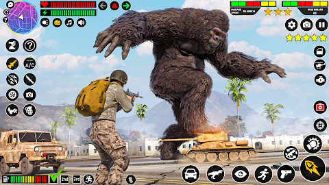 Angry Gorilla City RampageGameのおすすめ画像1