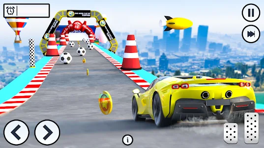 Superhero Car Stunt Car Games