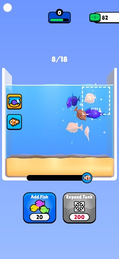 Android application Fish Tank Merger screenshort