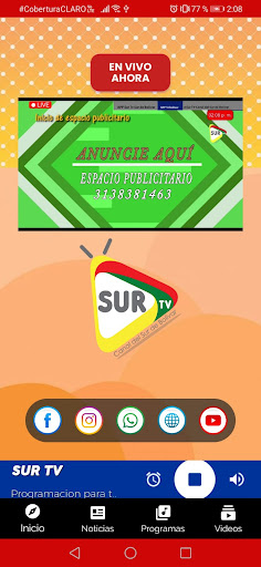 Android application Sur Tv Sur de Bolívar screenshort