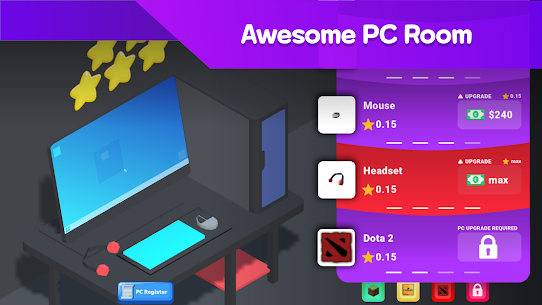 Internet Cafe Creator Idle Mod Apk v1.4.1 (Unlimited Hearts) For Android 3