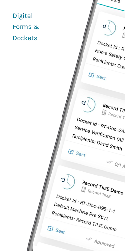 Android application Record Time screenshort