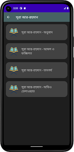 সূরা আর রহমান (অডিও তেলাওয়াত) Screen 2