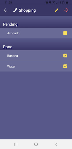 Awesome List Screen 2