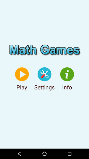 Android application Math Games - Math Workout screenshort