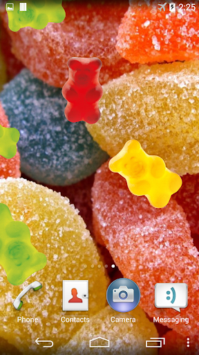 Android application Jelly and Candy Live Wallpaper screenshort