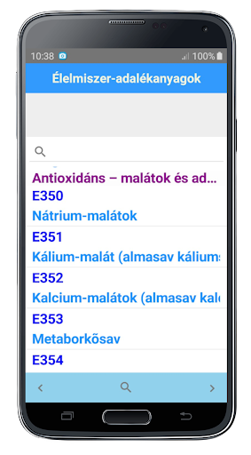 Élelmiszer-adalékanyagok screenshot 3