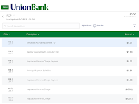 screenshot of Union Bank VT & NH Mobile