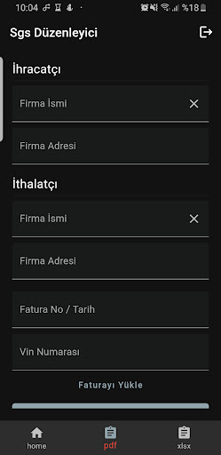 Android application Sgs Düzenleyici screenshort
