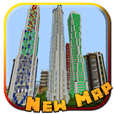 Gigantic City. Minecraft map icon