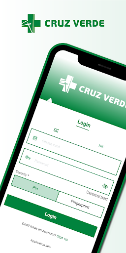 Android application Cruz Verde screenshort