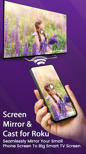 Android application Screen Mirror for Roku TV screenshort