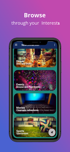 Android application NewConnection screenshort
