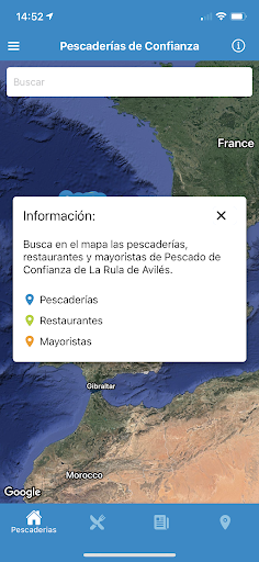 Android application Pescado de Confianza screenshort