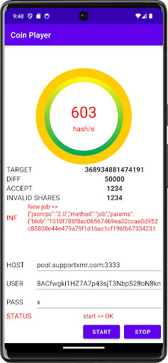 Coin Player Screen 2