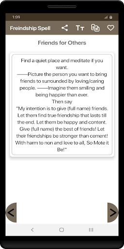 Freindship Spell Screen 3