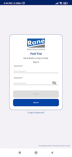 Rane Brake Lining -Field Trail Screen 3