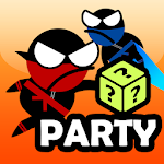 Cover Image of ดาวน์โหลด เกมส์ Jumping Ninja Party 2 ผู้เล่น  APK