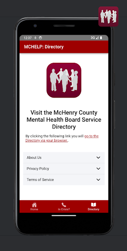 Android application MCHELP screenshort