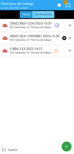 Pampa Energia Permisos Trabajo Screen 3