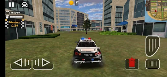 Drift Driving:Police Car
