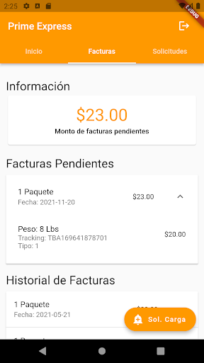 Prime Express Screen 3
