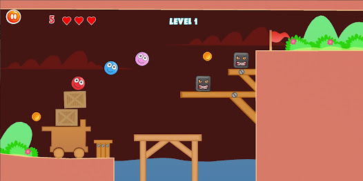 Screenshot 9 Ball 5 - Red Bounce Bosses android