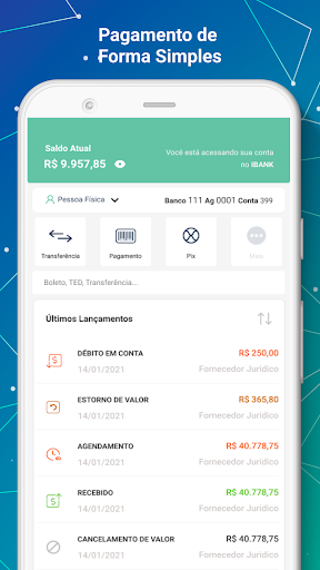Android application iBank Capital screenshort