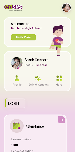 Edsys ParentApp UI Demo