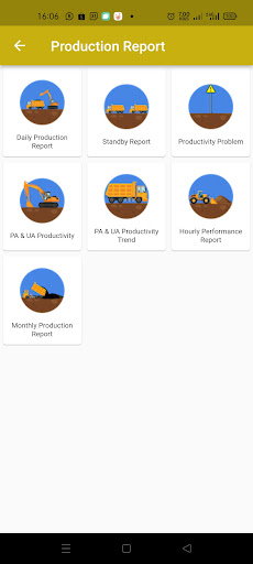 Syshab Mine Control Production Screen 3