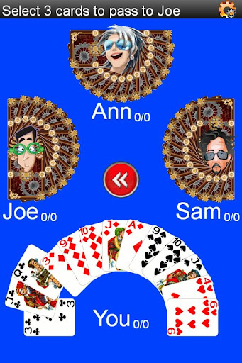Android application Hearts screenshort