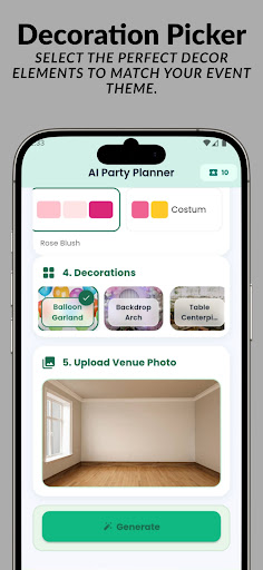 AI Party  Decoration Planner