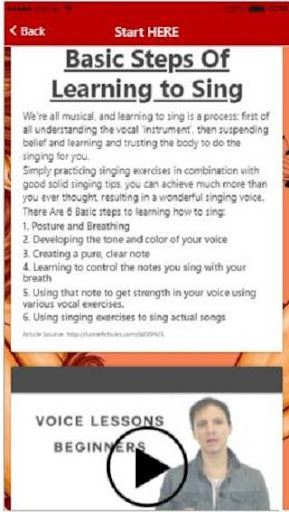 SingTastic! Singing Lessons Screen 2